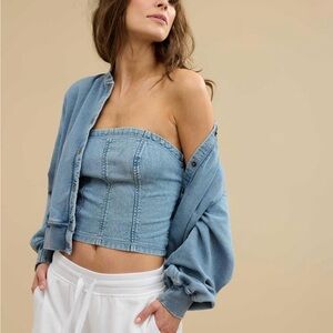 Aerie American Eagle NWT soft landing corset tube top M